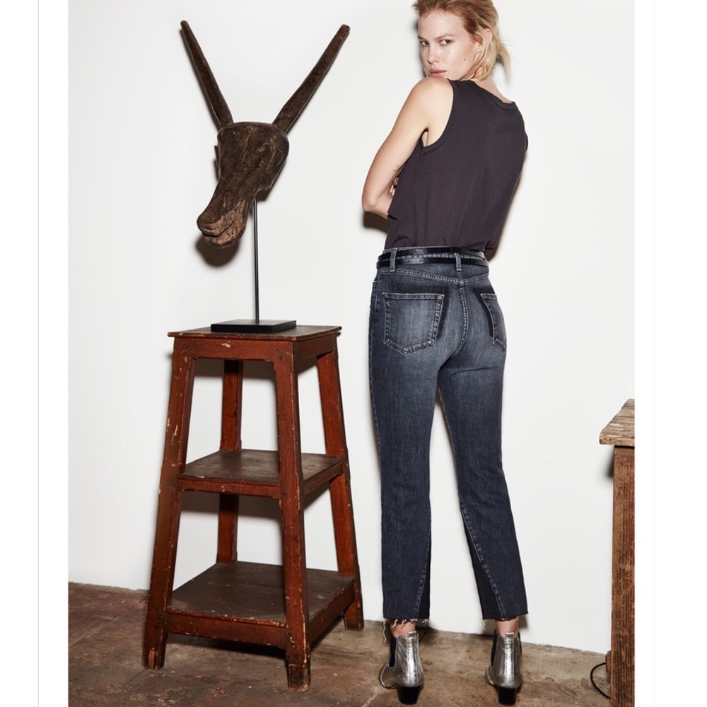Joe’s Jeans The Debbie High Rise Cropped Black NWT
